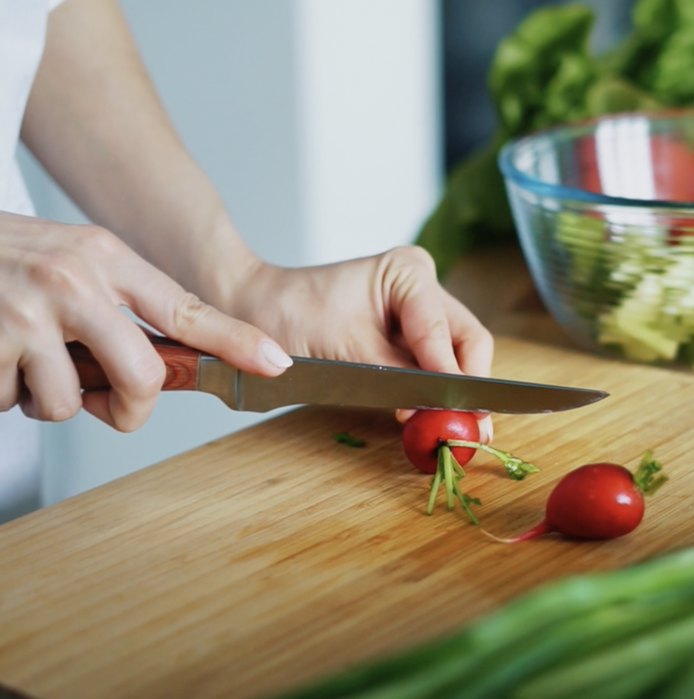 Couper des légumes